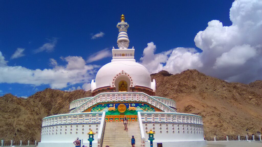 Shanti Stupa, Ladakh -Captured by Travelhikes